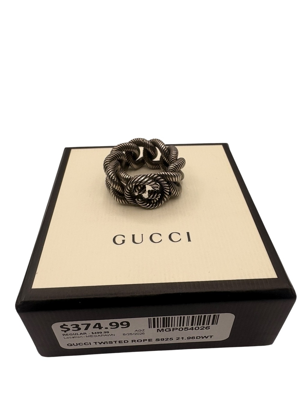 Gucci Twisted Rope Ring